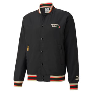 Puma x Randomevent Bomber Graphic Logo Jacke schwarz 596661 01
