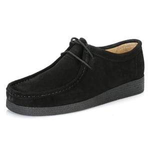 TOWER London Apache Schwarz Wildleder Schuhe