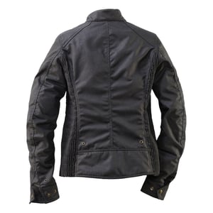 Schwarze Jacke aus gewachster Baumwolle von Belstaff Antrim