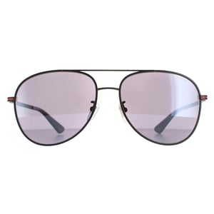 Polizei Aviator Mens Matte Schwarz Rauch Spiegel Silber SPL777C Chief 1