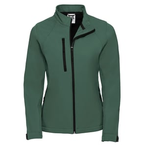 Russell - Softshelljacke für Damen (Flaschengrün)