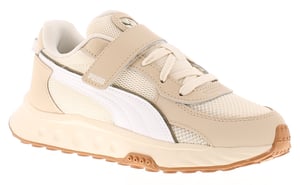 Puma Junior Jungen Sneaker Wild Rider Futurism Klettverschluss weiß