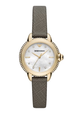 Emporio Armani Mia Grau Damen Armbanduhr AR11526