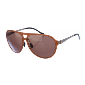 Ovale Herren-Sonnenbrille aus Acetat M3017