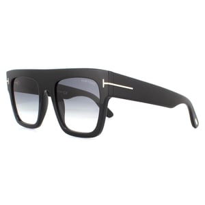 Tom Ford Sonnenbrille Renee FT0847 01B Glänzend Schwarz Grau Rauch Gradient