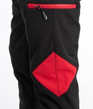 Rock Creek Softshellhose Schwarz