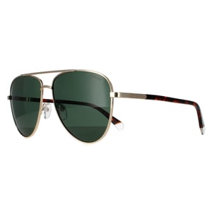 Polaroid Aviator Unisex Gold Grün Polarisierte Sonnenbrille