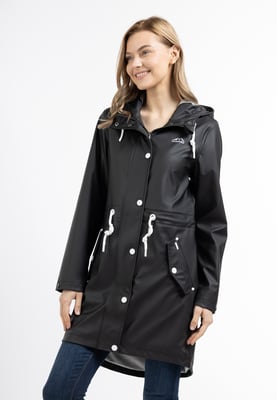 ICEBOUND Regenmantel Damen Schwarz