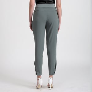 Konisch zulaufende Hose aus Bi-Material