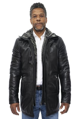 Herren-Leder-Trenchcoat-Aleppo