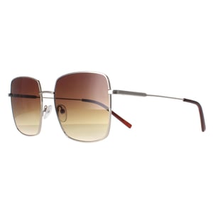 Calvin Klein CK22121S 714 goldbraune Sonnenbrille mit Farbverlauf