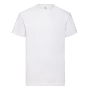 Fruit of the Loom - "Valueweight" T-Shirt für Herren/Damen Unisex (Weiß)