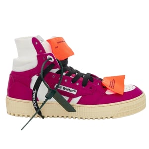 Off-White Off Court 3.0 High-Top-Ledersneaker in Fuchsia
