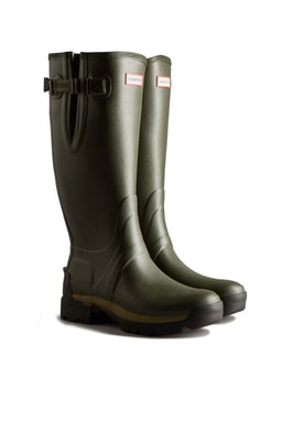 Hunter Balmoral Adjustable Gummistiefel In Dunkeloliv