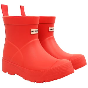 Hunter Play Gummistiefel für kleine Kinder, Rot