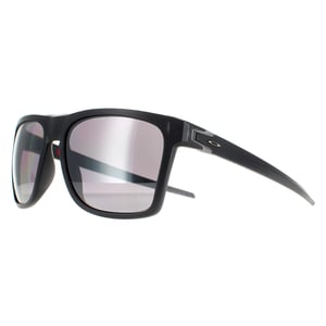 Oakley Square Mens Matte Black Ink/Prizm Black Polarized Leffingwell Sonnenbrillen