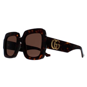 Gucci Square Damen Havanna Braun GG1547S