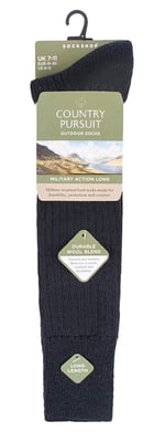 Herren lange kniehohe Wolle militärische Aktion Armee Stil Socken für Stiefel