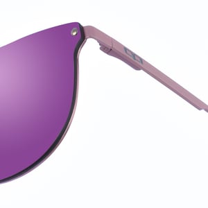 Unisex Neue Geri Oval geformte Nylon Sonnenbrille