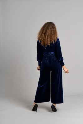 Ava Samt-Overall - Blau
