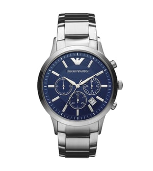 Emporio Armani Renato Silber Herren Armbanduhr AR2448