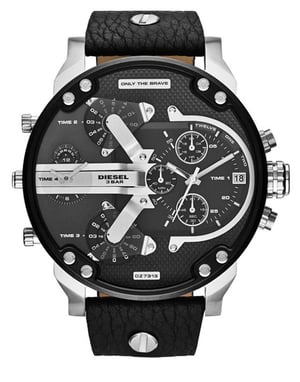 Diesel Mr. Daddy 2.0 Schwarz Herren Armbanduhr DZ7313