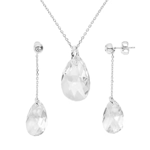 DIADEMA - Set Forever Swarovski - Halskette, Ohrringe - Love Jewelry Collection