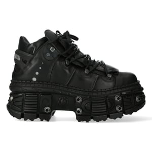 New Rock Goth Leder Stiefeletten-WALL106-S25
