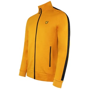 Lyle & Scott Tape Mens Yellow Track Jacke