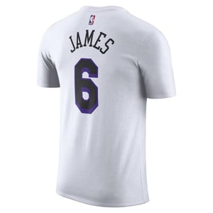 Nike NBA LA Lakers 6 James Lebron Kinder City Edition N&N T-Shirt