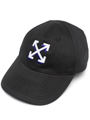 Off-White Arrow Baseballkappe in Schwarz