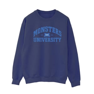 Disney Monsters University Logo-Sweatshirt für Damen/Damen (Marineblau)