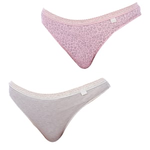 2er-Pack Baumwoll-Tangas 1031159 Damen