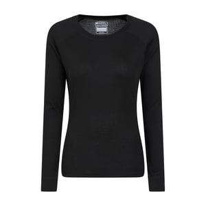 Mountain Warehouse Damen/Damen Talus Langarm-Top (Schwarz)