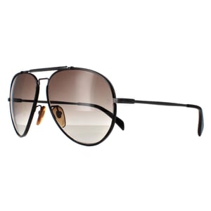 David Beckham DB7003/S KJ1 HA Sonnenbrille mit dunklem Ruthenium und braunem Farbverlauf