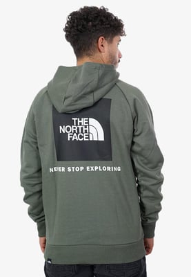 The North Face Mens Reglan Red Box Hoodie in gebleichten Thymian