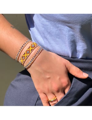 Edyna Ethnische Armbänder - Gelb
