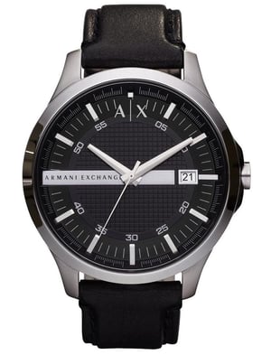 Armani Exchange Hampton Schwarz Herren Armbanduhr AX2101