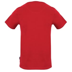 Aquascutum Reflexion Logo Rotes T-Shirt