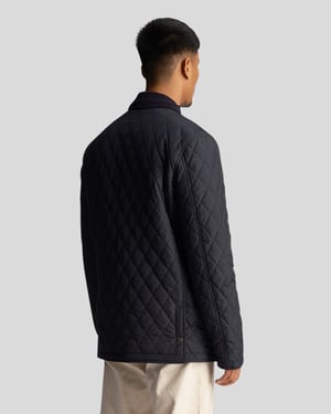 Lyle & Scott Herren-Steppjacke in Marineblau
