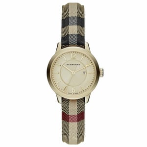 Burberry BU10104 Honig Check gestempelt Zifferblatt Damenuhr