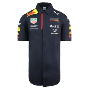 Puma Aston Martin Red Bull Racing Team F1 Kurzarm Herrenhemd 762883 01