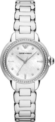 Emporio Armani Mia Silber Damen Armbanduhr AR11596