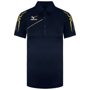 Mizuno Drylite Herren Navy Polo -Hemd