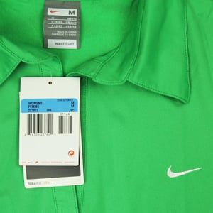 Nike Dri-Fit Short Sleeve Polo Shirt Green Womens Tennishemd 327803 388