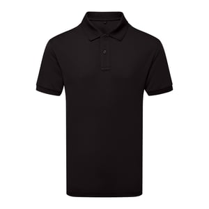 Asquith & Fox - "Glacier Tech" Poloshirt für Herren (Schwarz)