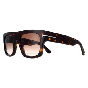 Tom Ford FT0711 Fausto 52F dark havana brown gradient sunglasses
