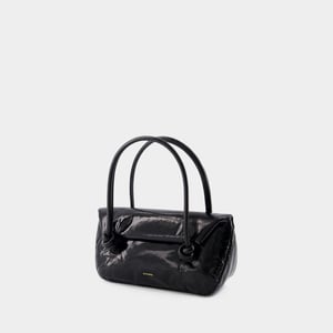 Knot Sm Schultertasche - Jil Sander - Leder - Schwarz