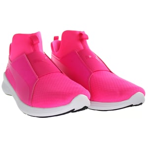 Puma Rebel Mid Womens Pink Trainer