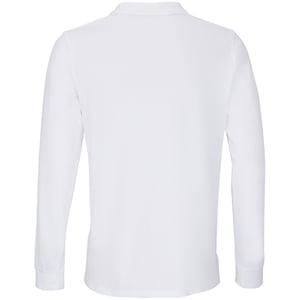 SOLS - "Planet" Poloshirt für Herren/Damen Unisex Langärmlig (Weiß)